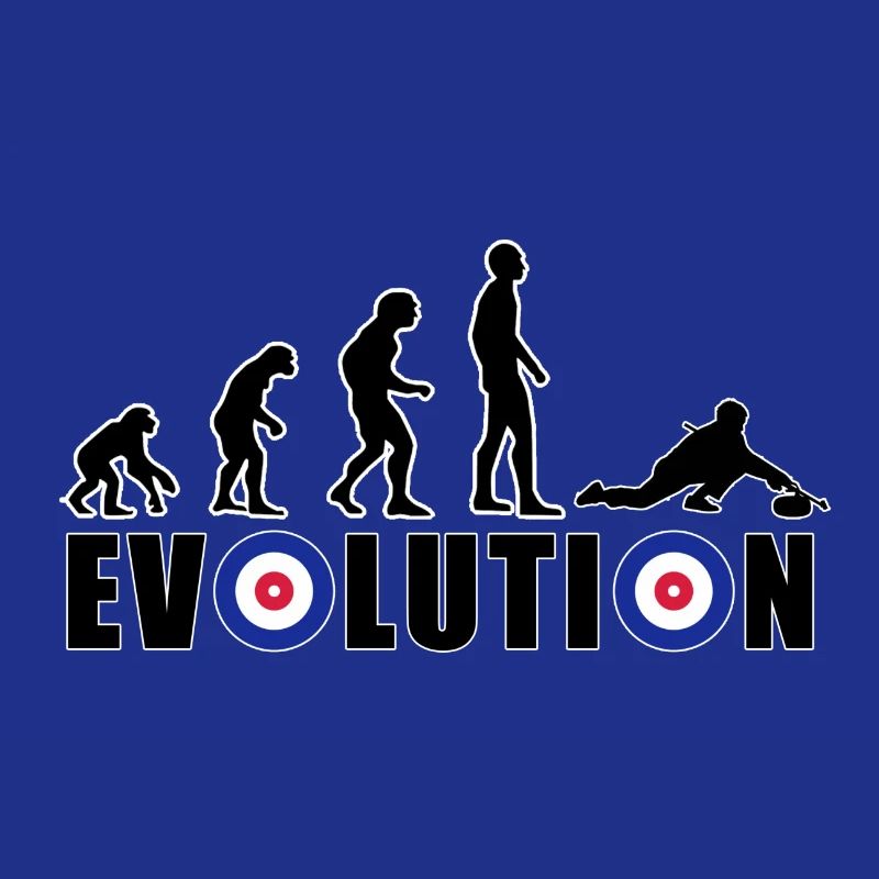 EVOLUTION CURLING Eisstockschießen Geschenk Winter
