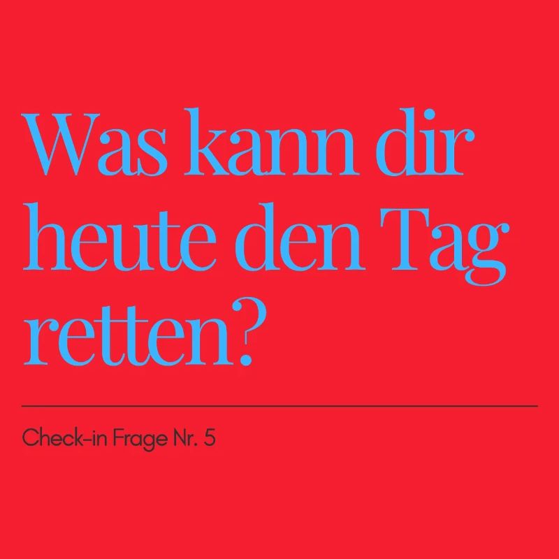 Check-in Question No. 5