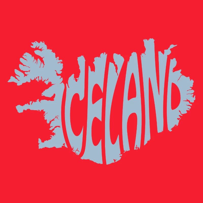 Iceland Typography Design