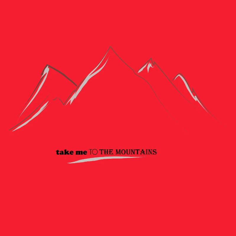 Silhouette der Linear Mountains