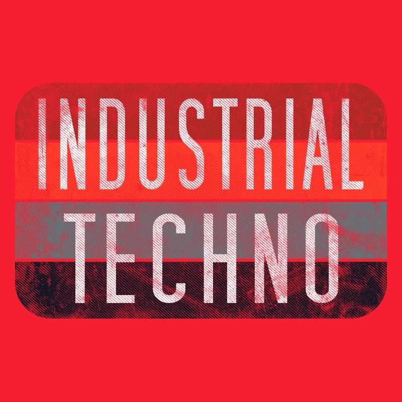 Industrial Techno Retro Gradient