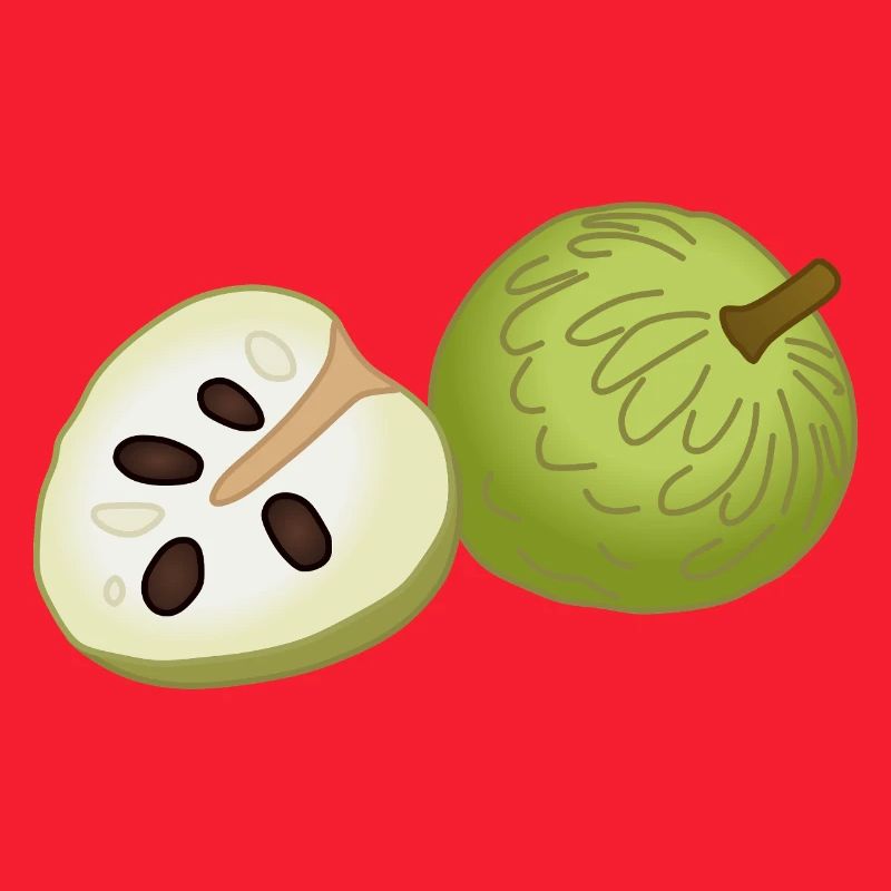 Puddingapfel-Scheibe Pop-Art