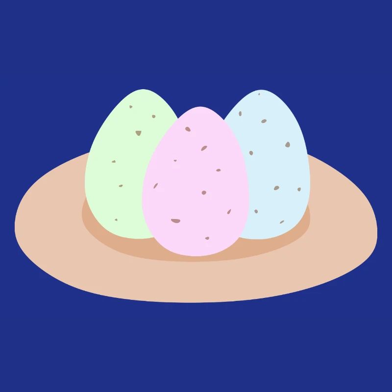 Pastel Easter Egg Nest