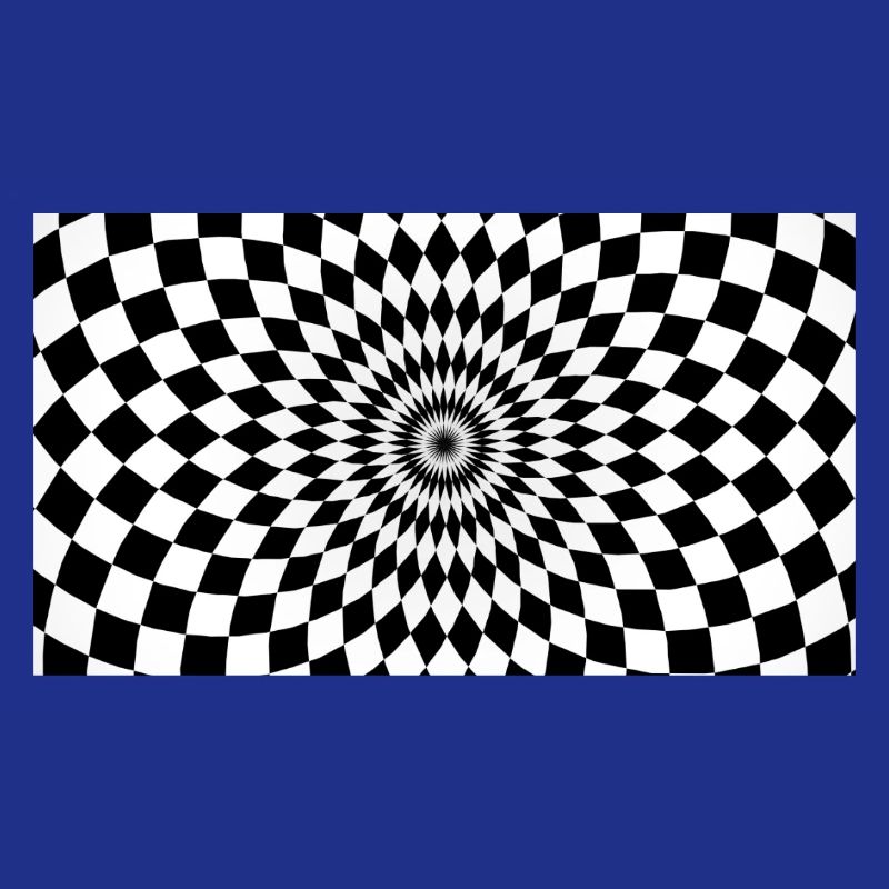 Optische Vortex-Checker-Illusion