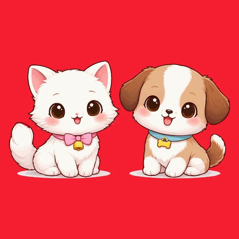Hund Katze Comic