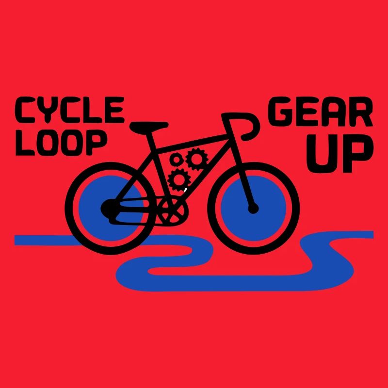 Motivational Gear Up Bicycle Loop