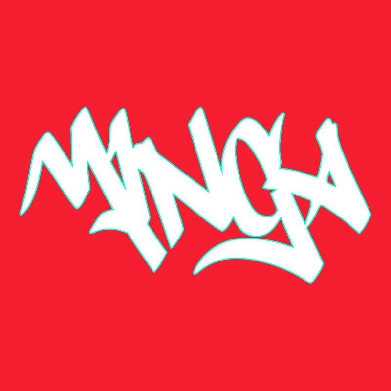 Lettrage Graffiti Mibga Neon