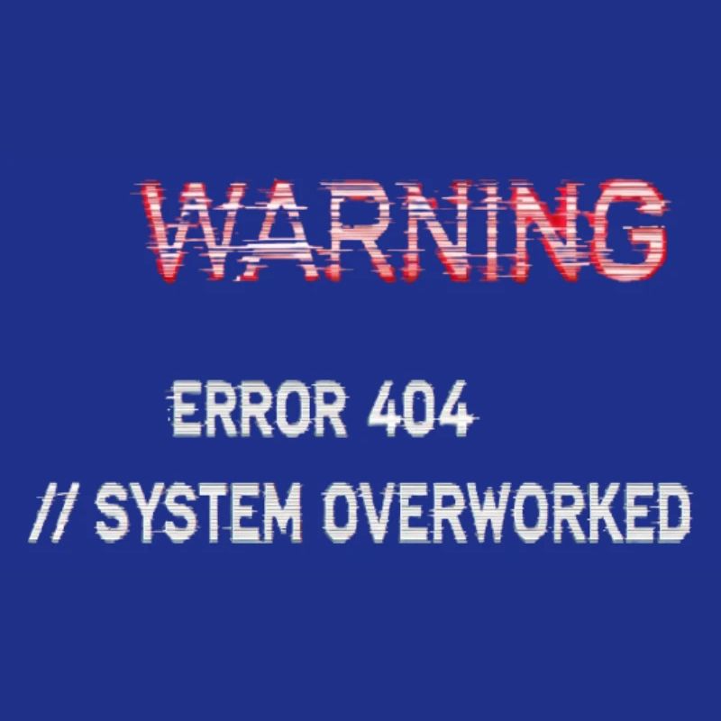Fehlerwarnung – Systemfehler 404