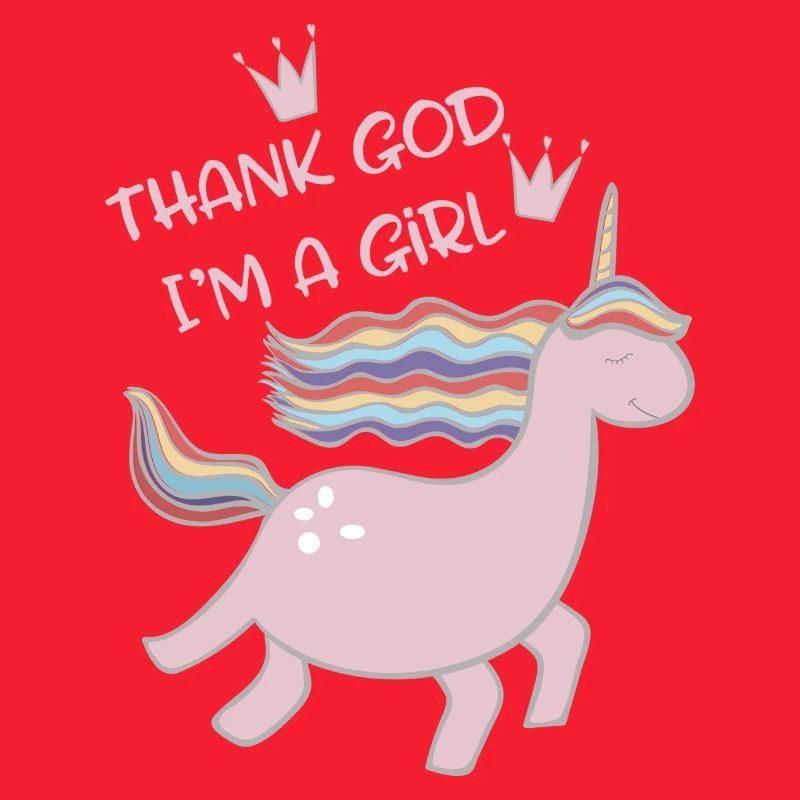 Danke Gott, ich bin ein Mädchen - Einhorn