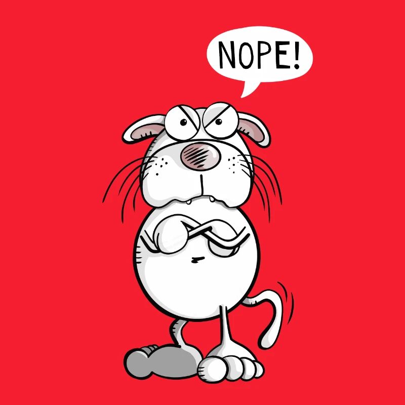Cool Nope Cat I Funny Cats Comic I No