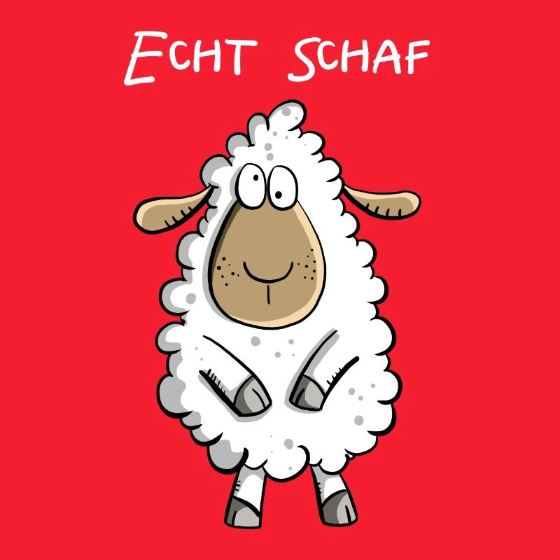 Echt Schaf I Cooles Schäfchen Comic Geschenk Fun