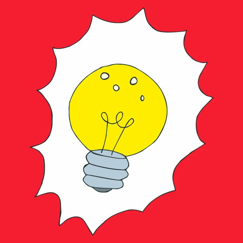 Creative Light Bulb Illustration