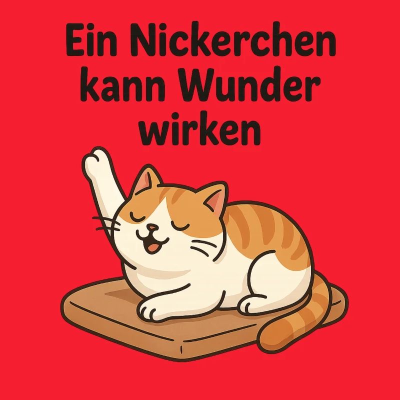Witziges Kätzchen Nickerchen 