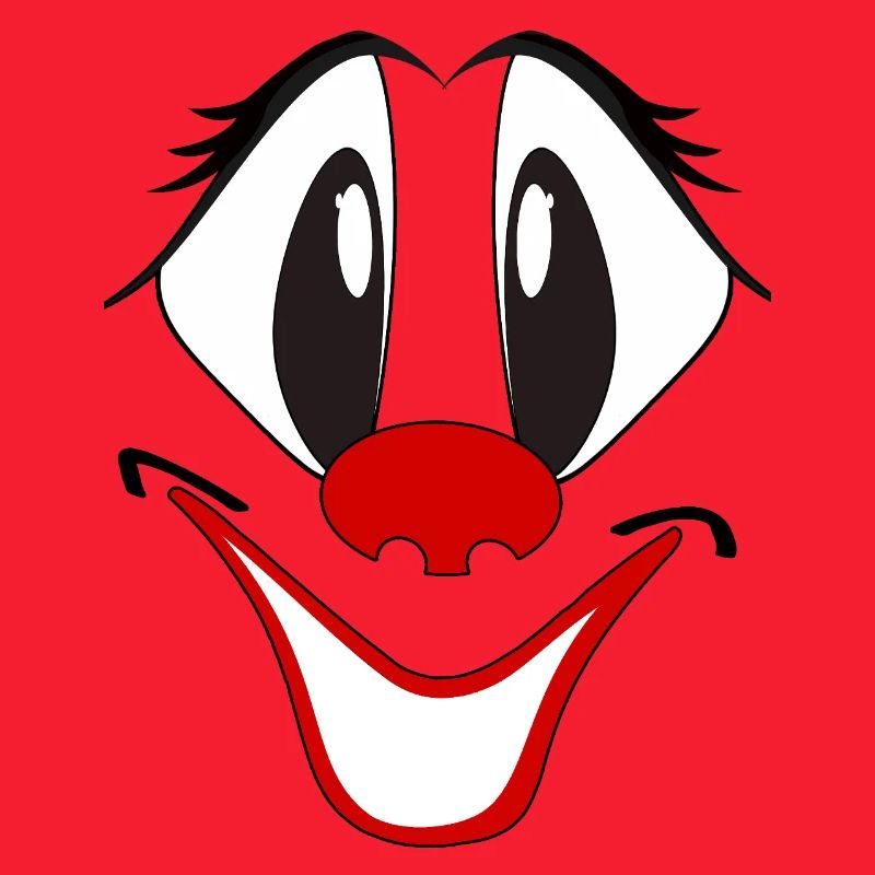 Visage de Clown Rieur
