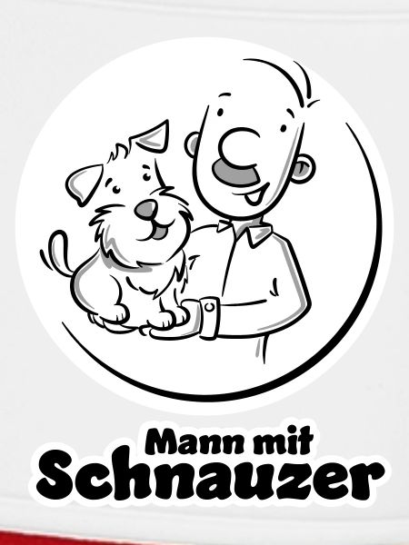 Mann mit Schnauzer (Oberlippenbart)