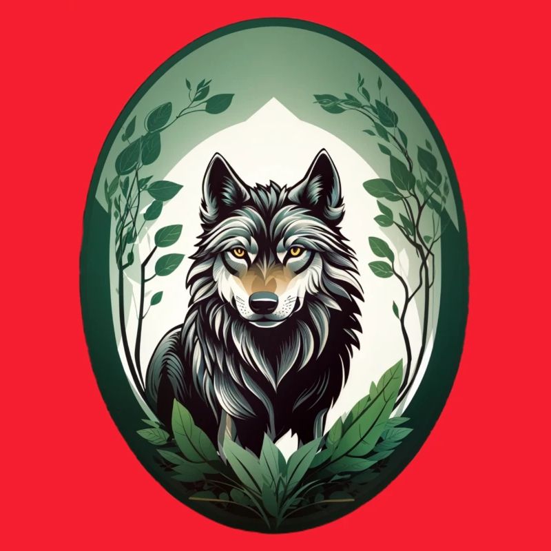 Forest dweller wolf