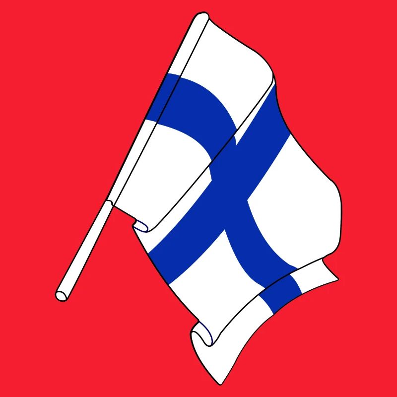 Drapeau de la Finlande