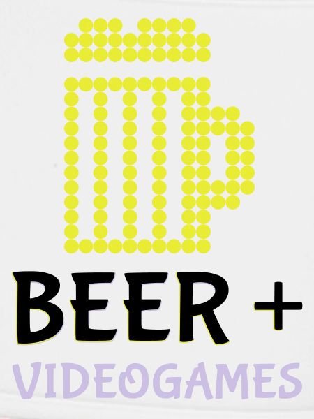 Pixel-Bier-Videospiele