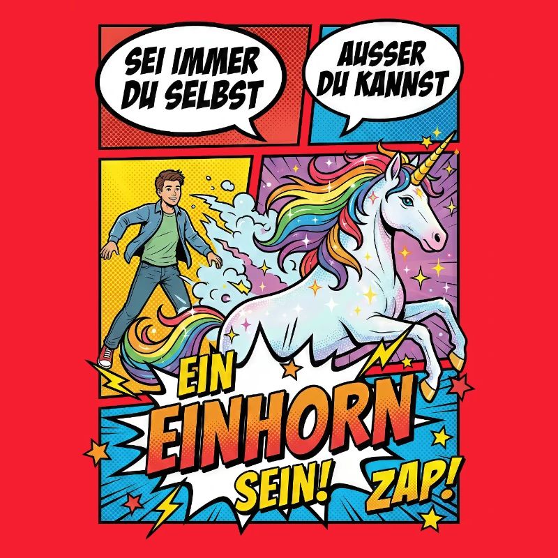 Unicorn power in pop comics