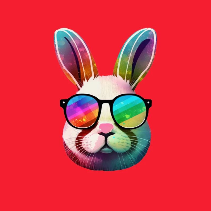 Rainbow Prism Bunny Sunglasses