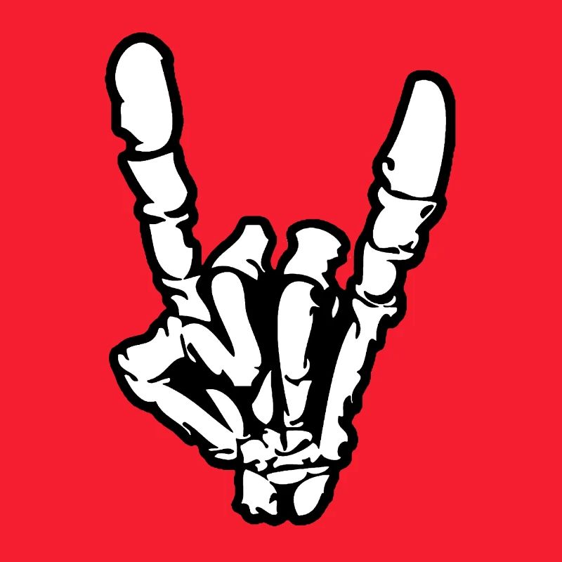 Rock'n'Roll- oder Heavy-Metal-Handzeichen *