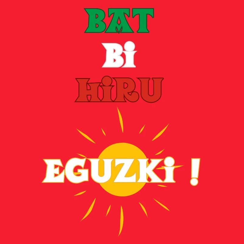 Defeated Bi Hiru Eguzki! 1, 2, 3 sun in Basque