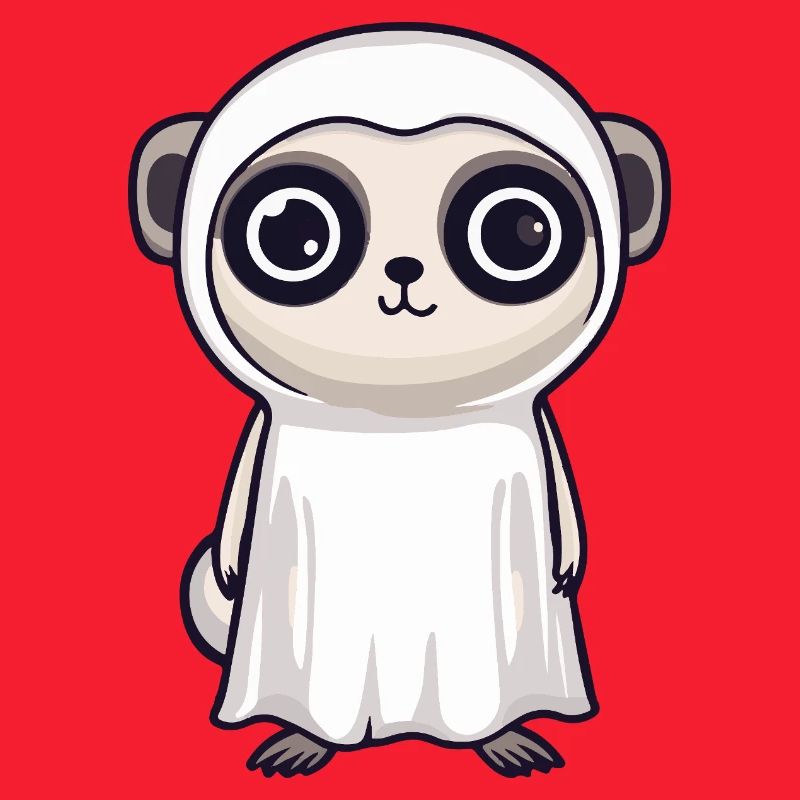 Erdmännchen Halloween Geist