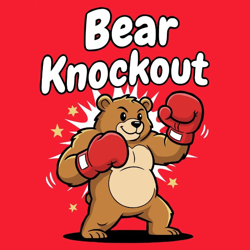 Boxender Bär Knockout