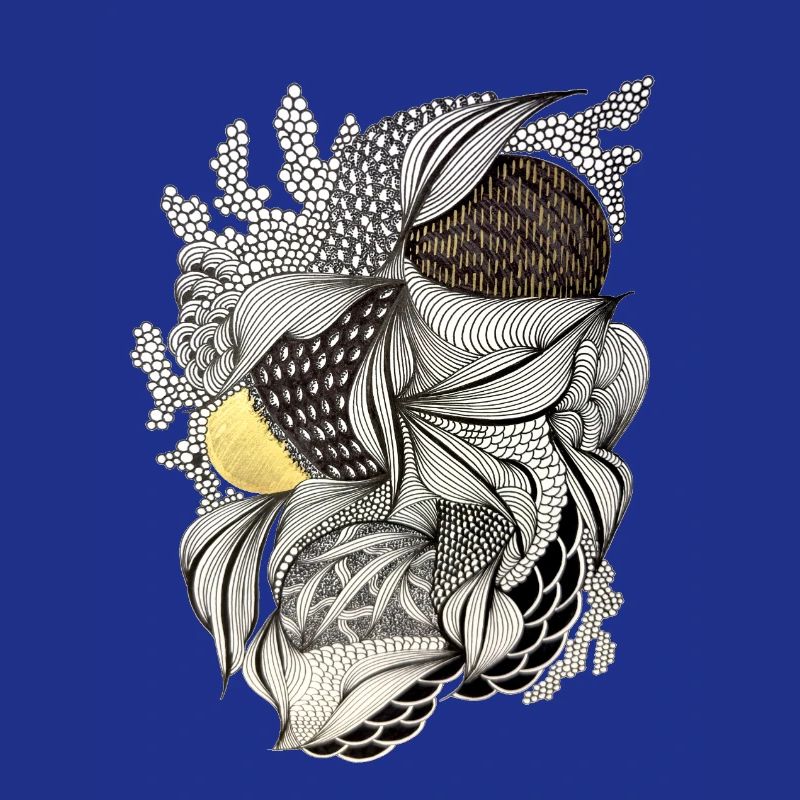 Leaf Fabric Feather Light Pattern