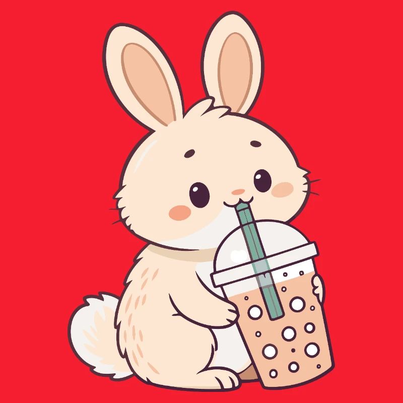 Rabbit Bubble Tea Süßigkeit
