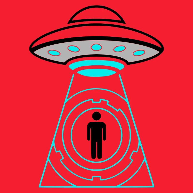 UFO Abduction Beam Me Up Vector