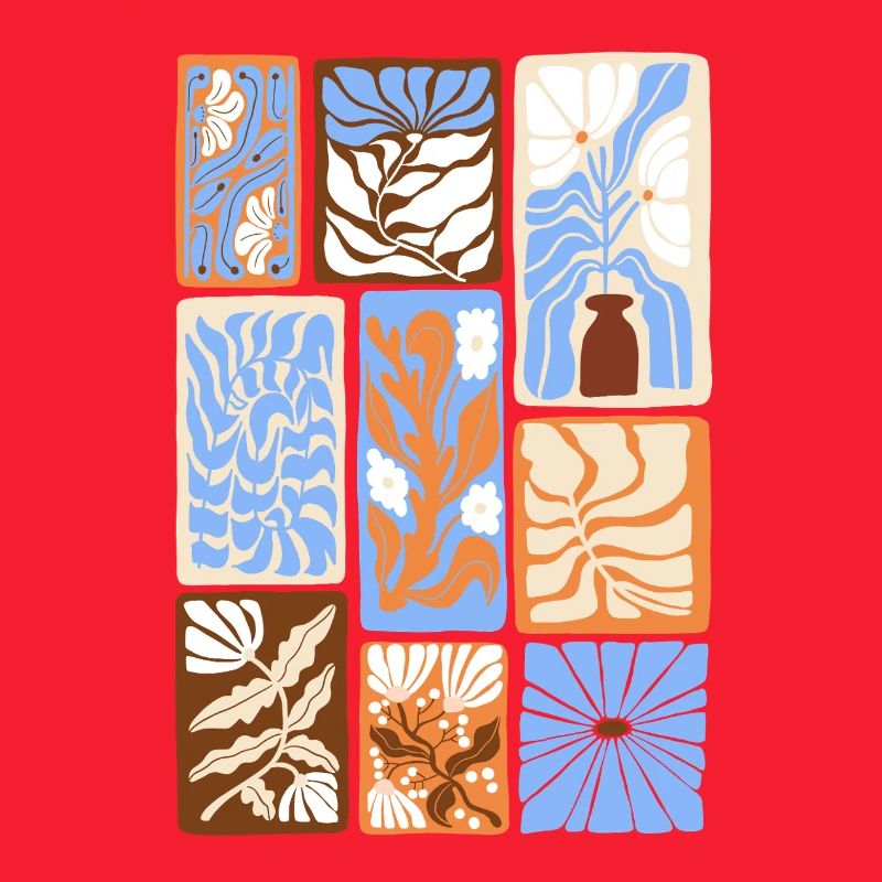 Abstract Botanical Patterns