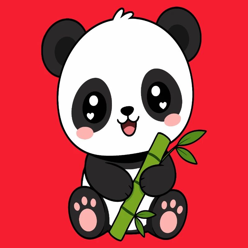 Panda Bambus Charm