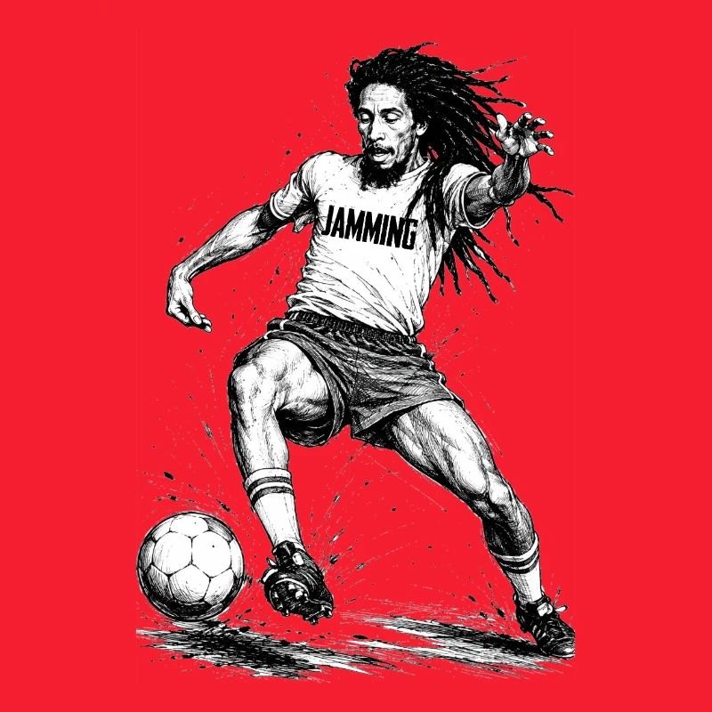 Jammin Kick Dreadlock Soccer Hero