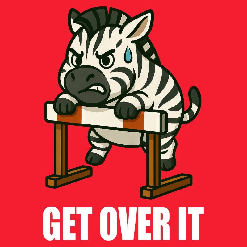 Zebra Hurdle Hurdle Motivation Saying Overcoming