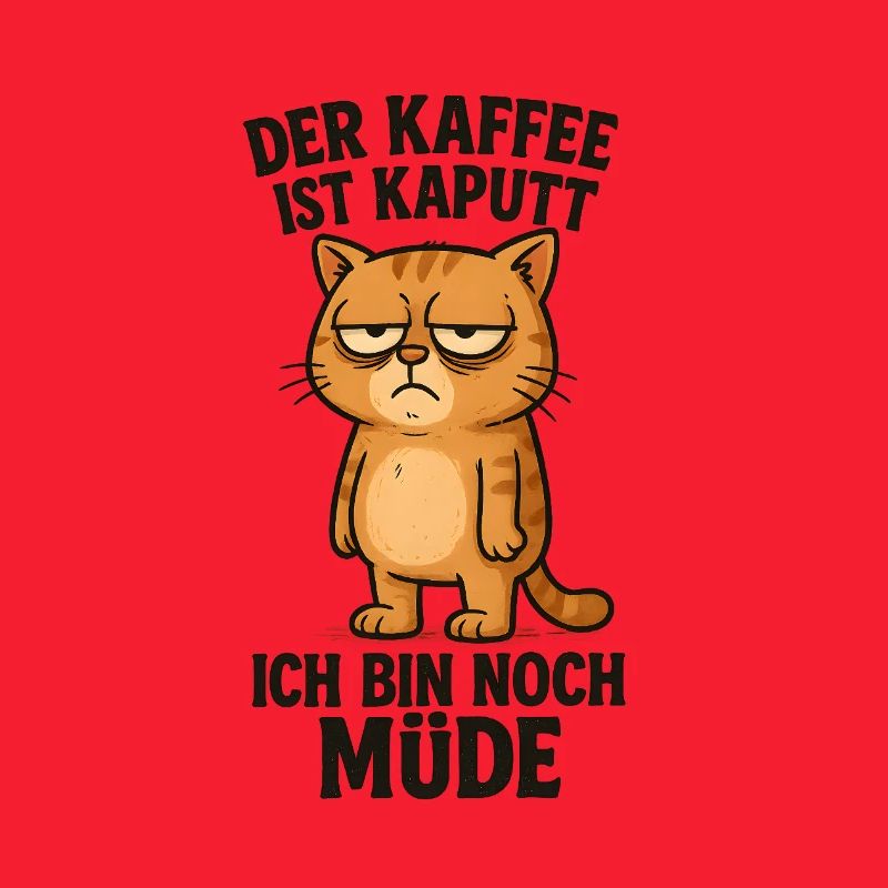 Le café est cassé Chat matinal