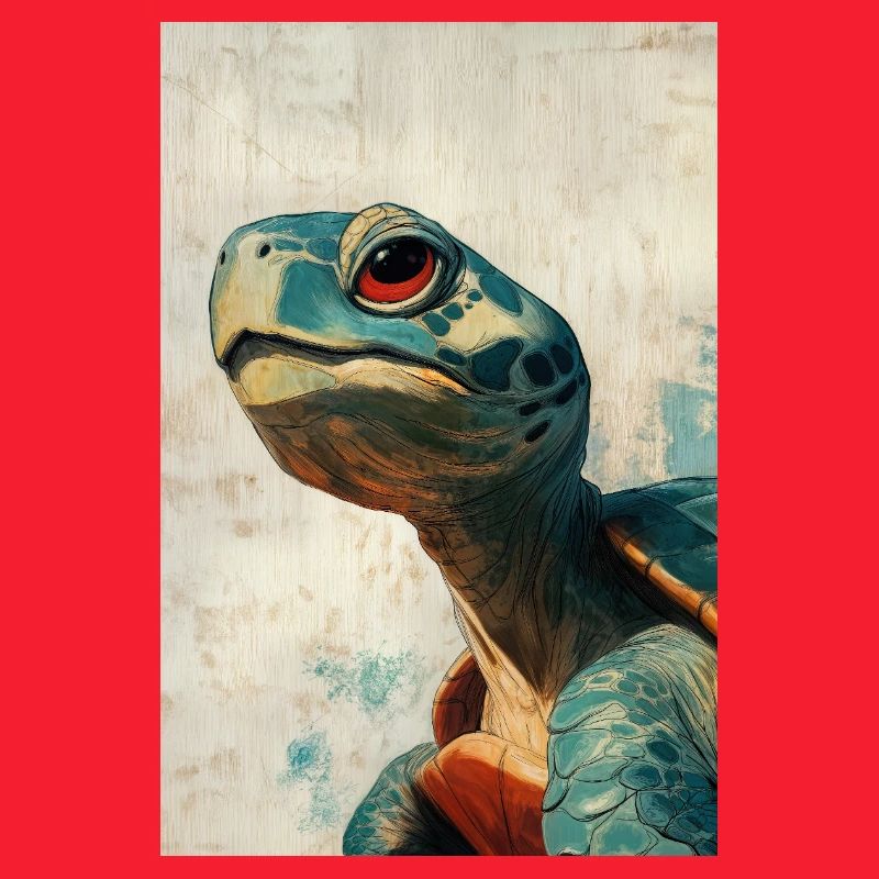 Illustration einer Schildkröte