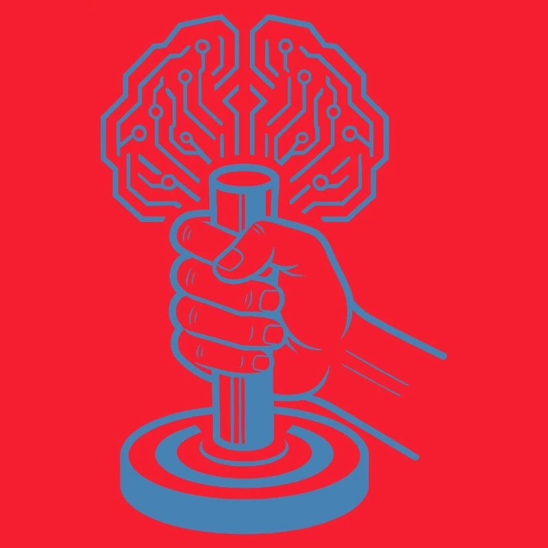 Digital Brain Cyborg Artificial Intelligence Ste