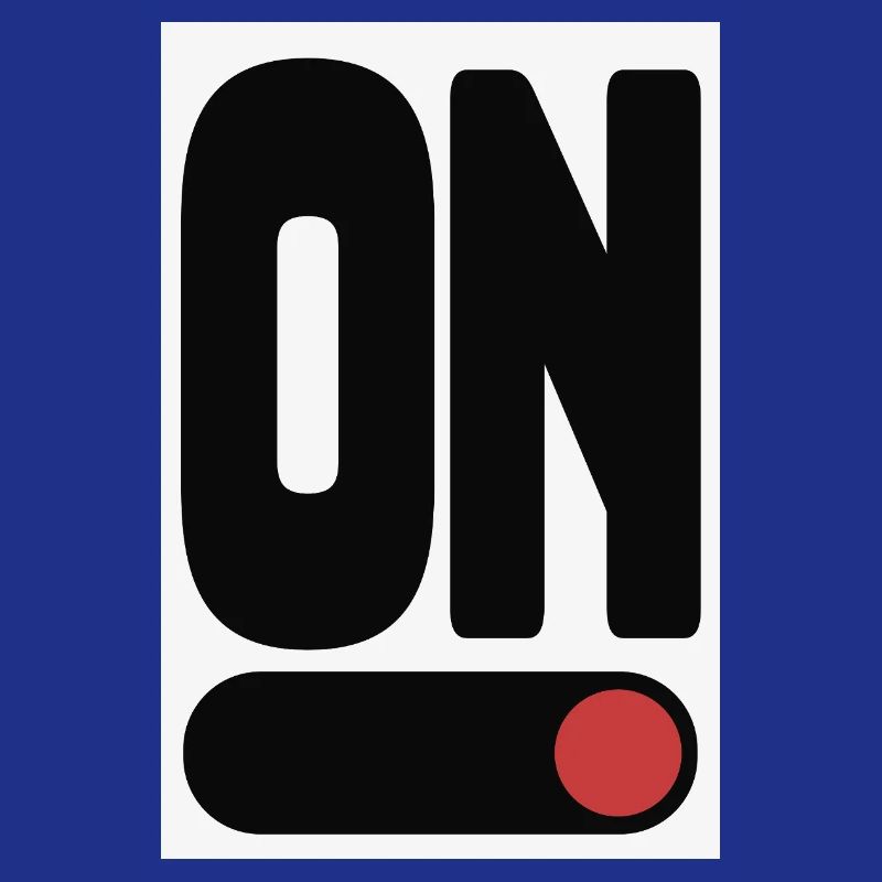 Affiche ON Statement Minimal Design