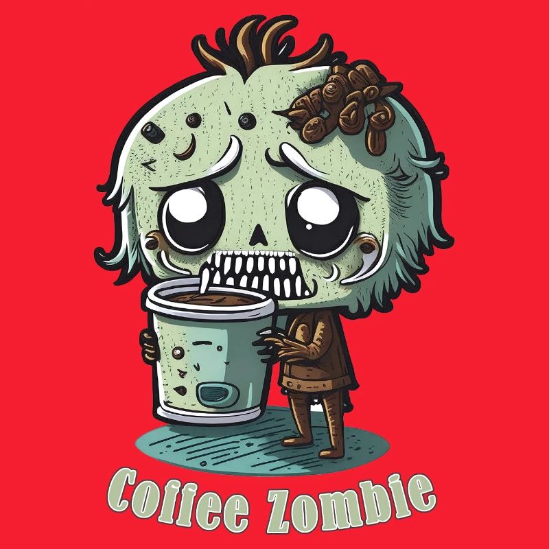 Coffee Monster - Caffeine Zombie - Morning Grouch