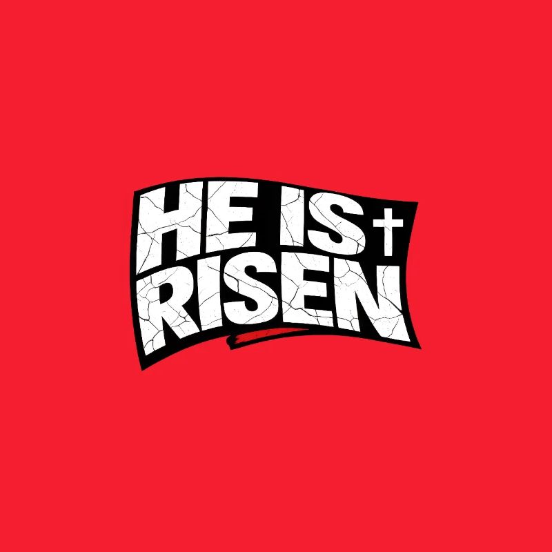 Jesus He Is Risen Religion Easter Saying