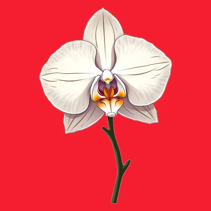 Orchidée blanche
