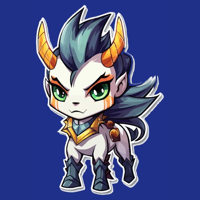 Chibi Dämonenpferd