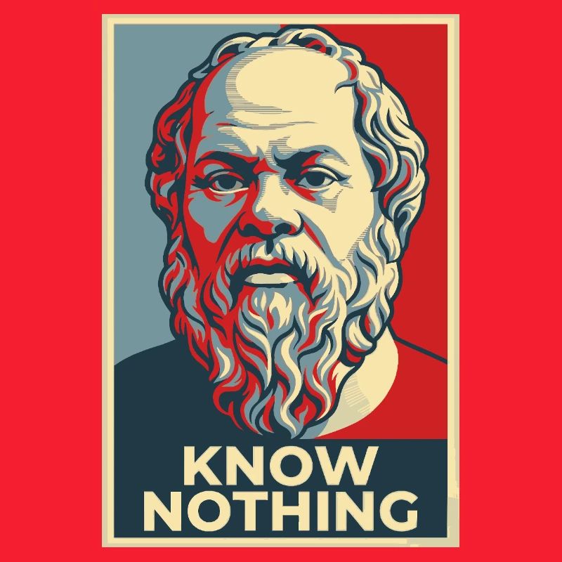 Socrates Know Nothing Pop Art Portrait