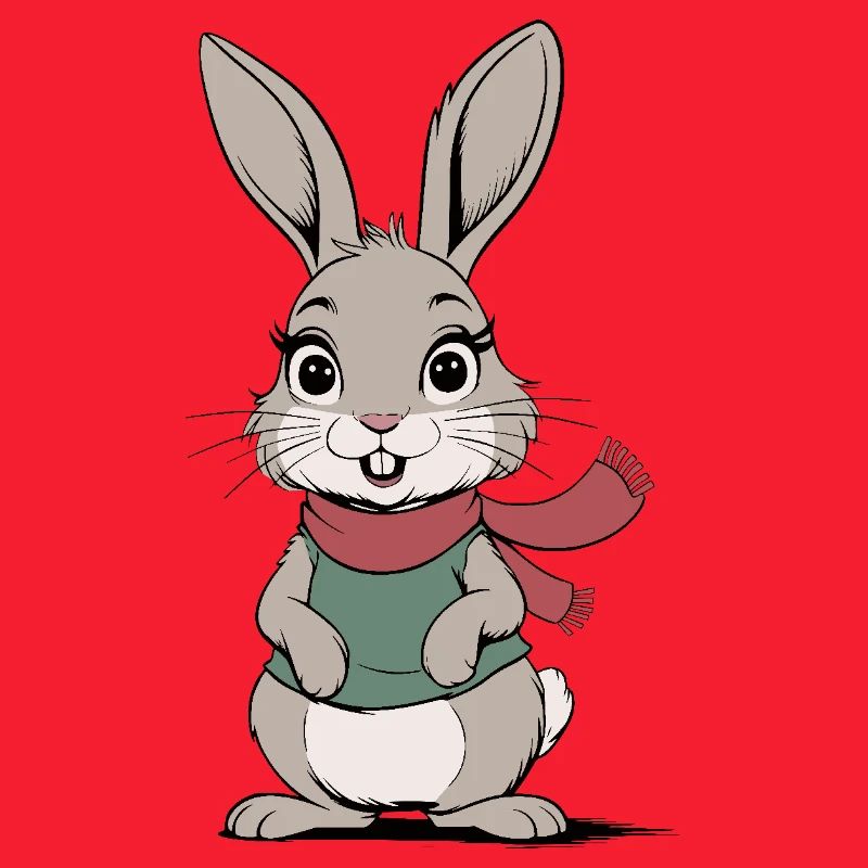 Cartoon Cute Rabbit