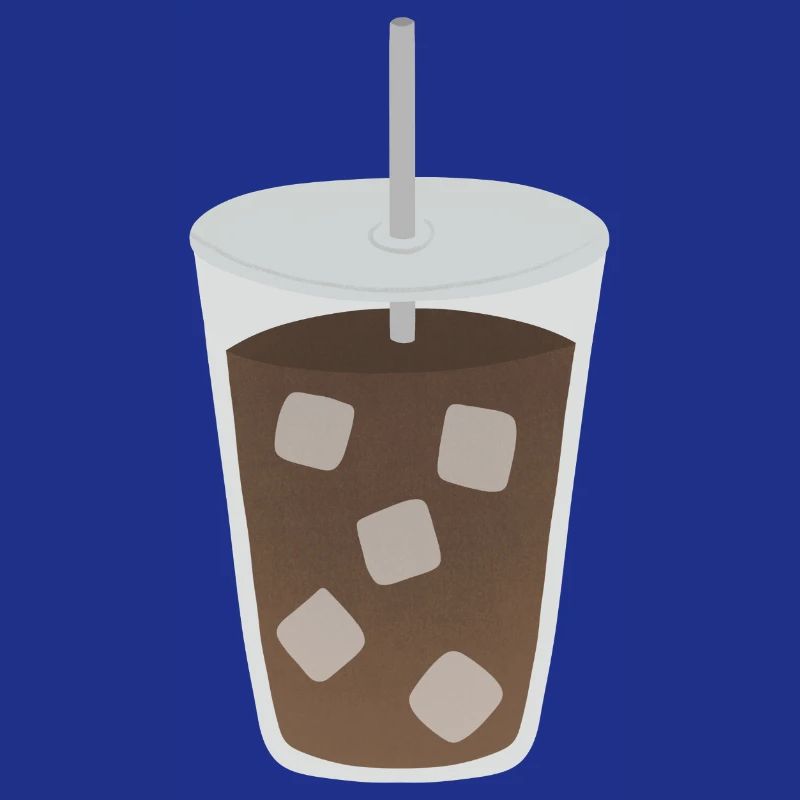 Iced Coffee Cube Pattern