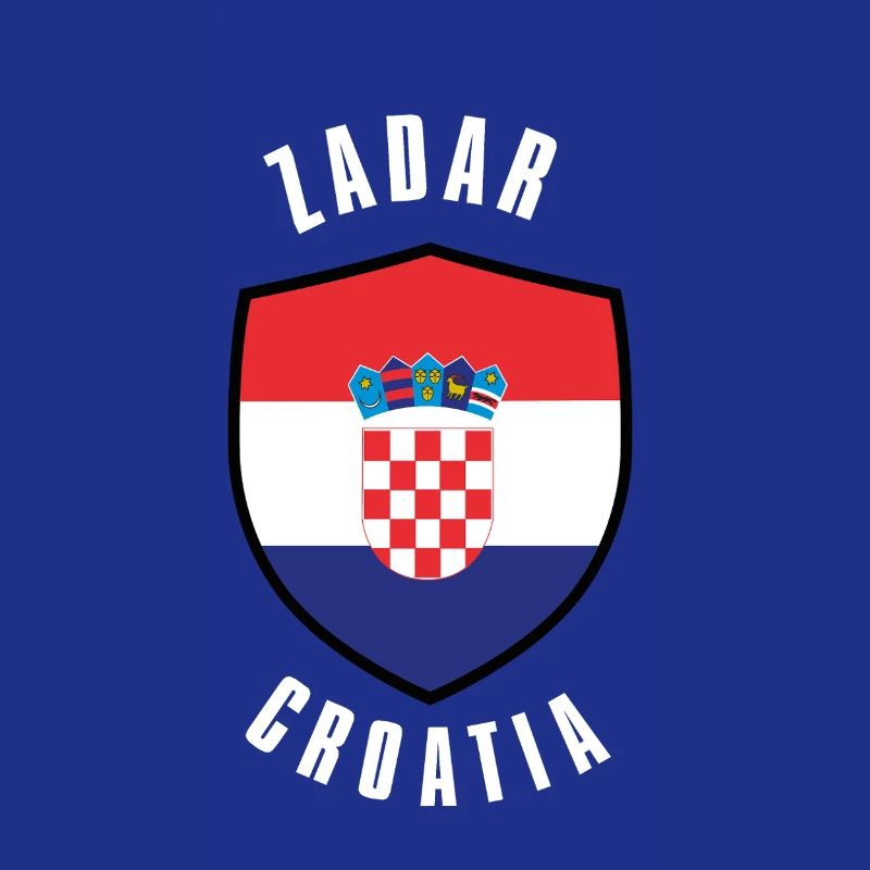 Kroatisches Schildflaggendesign
