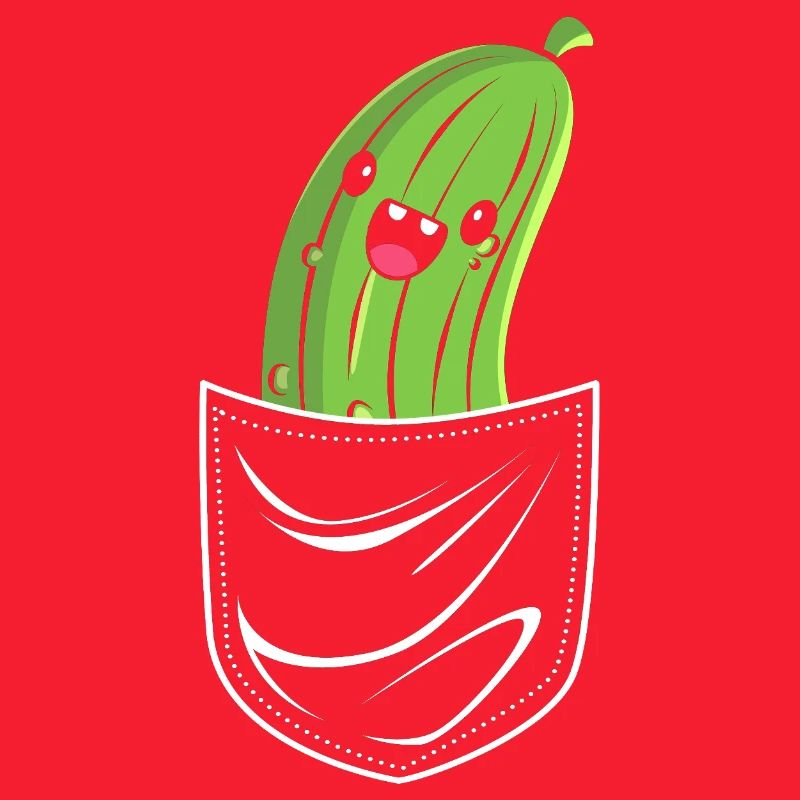 Cornichon concombre et concombre