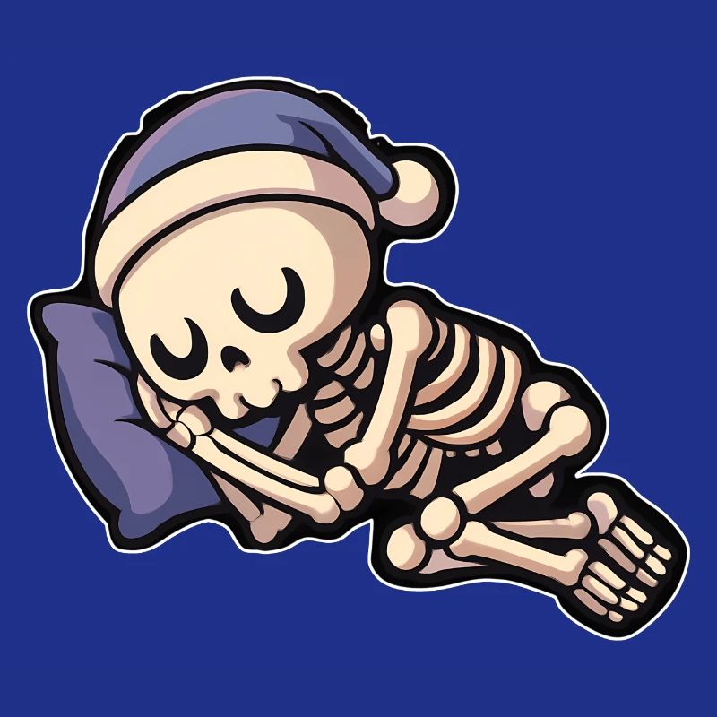 Cute bone sleeper with sleepy cap