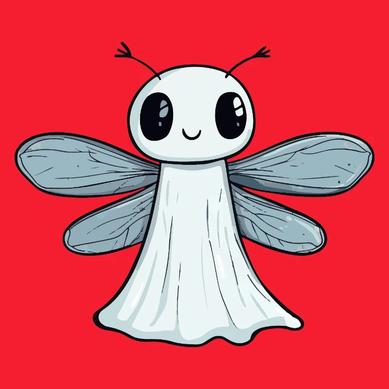 Dragonfly Halloween Ghost